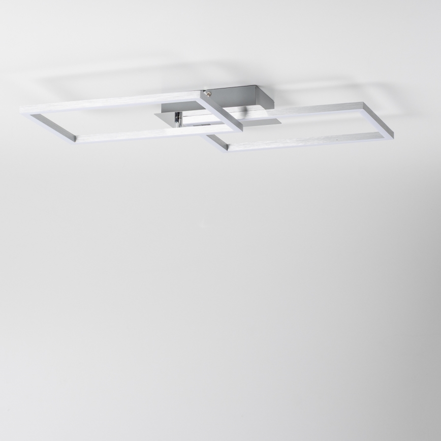 Lámpara de techo LED/17W/230V cromo mate