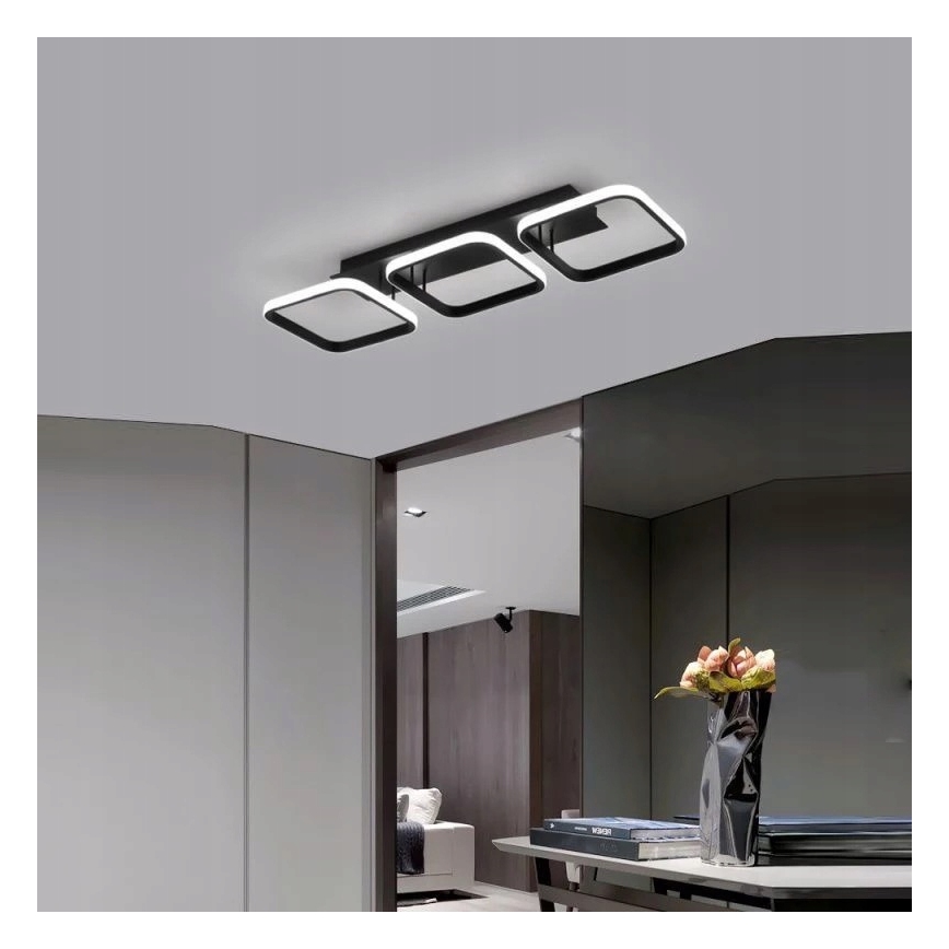 Lámpara de techo LED/33W/230V negra