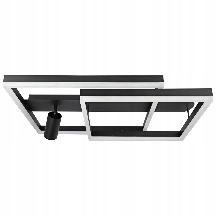 Lámpara de techo LED 38W/230V + 1x GU10/30W negra