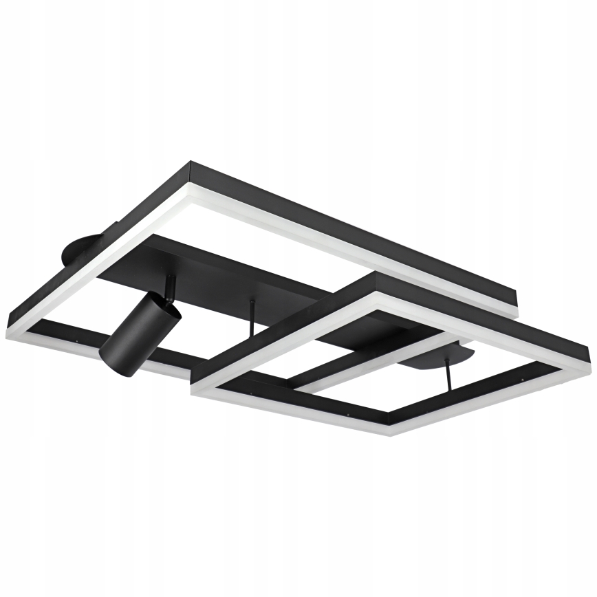 Lámpara de techo LED 38W/230V + 1x GU10/30W negra