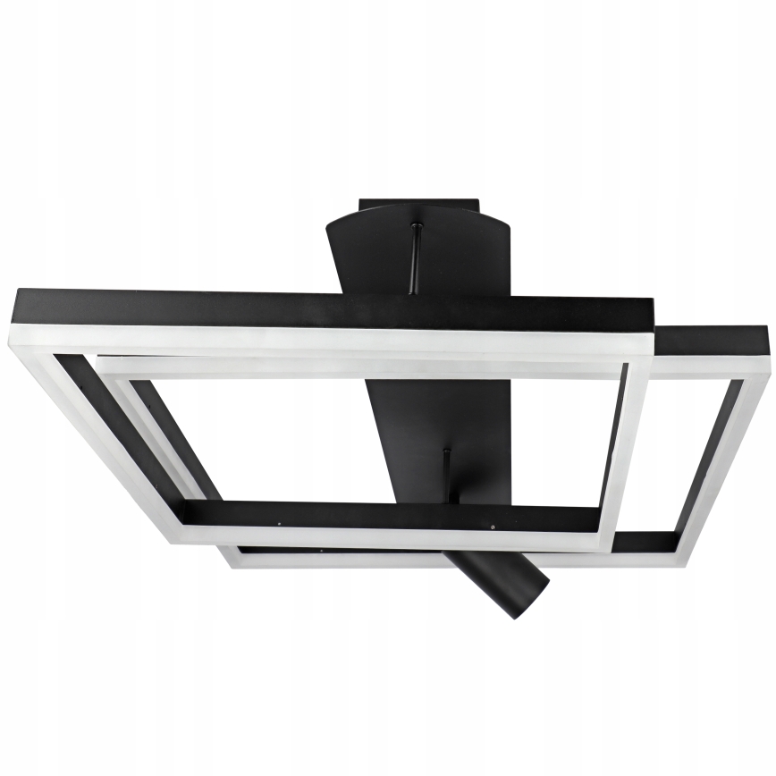 Lámpara de techo LED 38W/230V + 1x GU10/30W negra