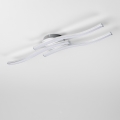 Lámpara de techo LED 3xLED/6W/230V 3000K plateada