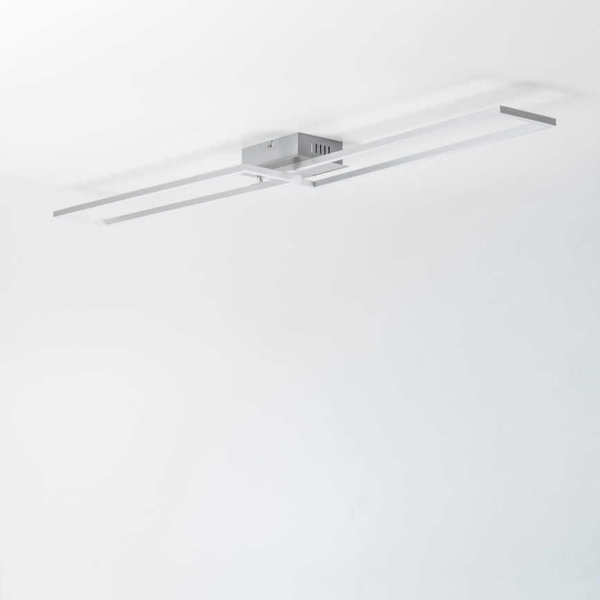 Lámpara de techo LED/40W/230V cromo mate