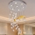 Lámpara de techo LED de cristal AVARA LED/24W/230V, Ø 40 cm, cromo brillante + mando a distancia