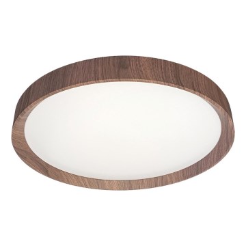 Lámpara de techo LED FOREST LED/24W/230V, Ø 39 cm, marrón