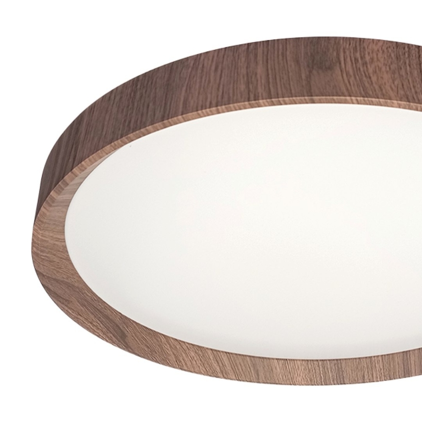 Lámpara de techo LED FOREST LED/24W/230V, Ø 39 cm, marrón