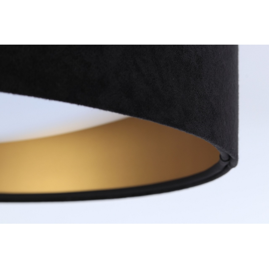 Lámpara de techo LED GALAXY LED/24W/230V Ø 44 cm negro/dorado