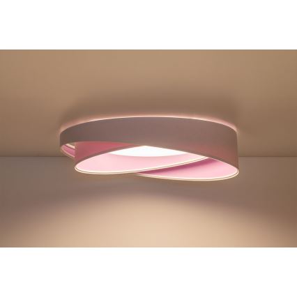 Lámpara de techo LED GALAXY MODERN LED/24W/230V Ø 55 cm blanco/violeta