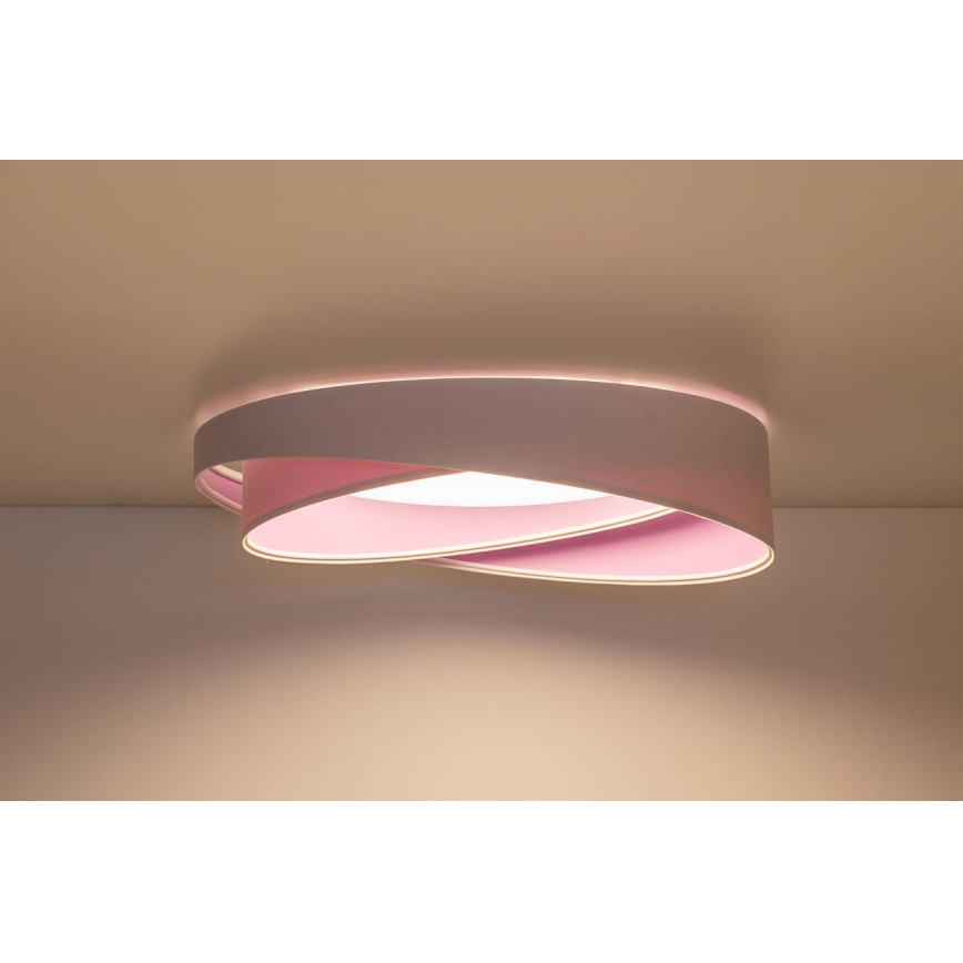 Lámpara de techo LED GALAXY MODERN LED/24W/230V Ø 55 cm blanco/violeta