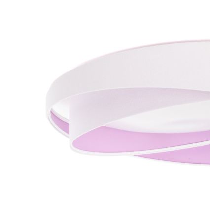 Lámpara de techo LED GALAXY MODERN LED/24W/230V Ø 55 cm blanco/violeta