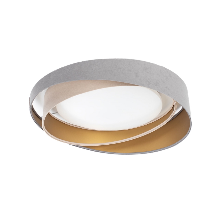 Lámpara de techo LED GALAXY MODERN LED/24W/230V Ø 55 cm gris/beige/dorada
