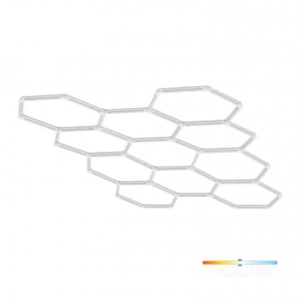 Lámpara de techo LED HEXLINE LED/513W/230V 4000K 300x516 cm blanca