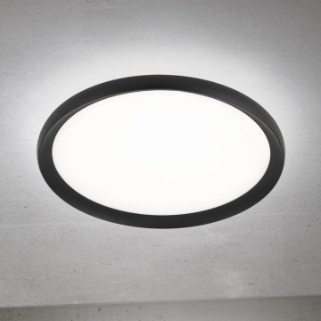 Lámpara de techo LED KANT LED/30W/230V 2700/3000/4000K Ø 40 cm negra