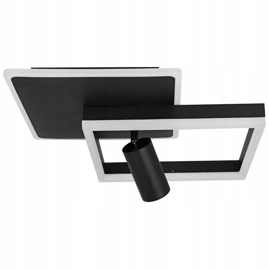 Lámpara de techo LED LED/38W/230V + 1xGU10/30W negra