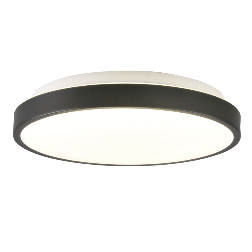 Lámpara de techo LED LIBRA, 15W, 230V, 4000K, diámetro 29 cm, negra