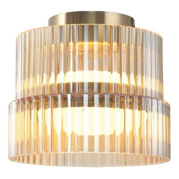 Lámpara de techo LED LUXE LED/12W/230V, diámetro 14,8 cm, latón