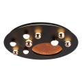 Lámpara de techo LED MARS LED/58W/230V 3000K negra