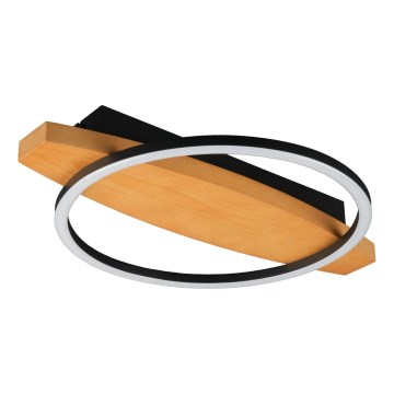 Lámpara de techo LED MELISA/12W/230V 30x40 cm pino
