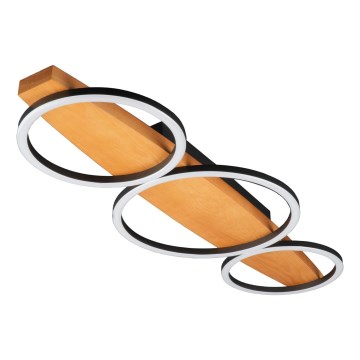 Lámpara de techo LED MELISA LED/28W/230V 26,5x70 cm pino