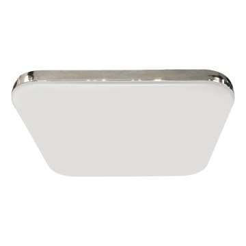 Lámpara de techo LED NEMO LED/11W/230V 26x26 cm cromado brillante