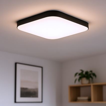Lámpara de techo LED NEMO LED/36W/230V 50x50 cm negra