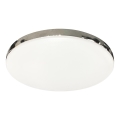 Lámpara de techo LED para baño MAYA LED/15W/230V Ø 33 cm IP44, cromo brillante