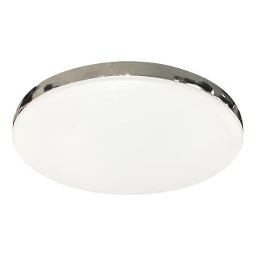 Lámpara de techo LED para baño MAYA LED/15W/230V Ø 33 cm IP44, cromo brillante