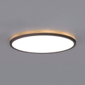 Lámpara de techo LED para baño NIVERA LED/18W/230V IP54 3000/4000/6000K Ø 30 cm negra