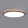 Lámpara de techo LED para baño NIVERA LED/24W/230V IP54 3000/4000/6000K diámetro 30 cm negra