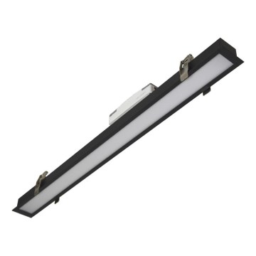Lámpara de techo LED REDOM, 24W, 230V, 4000K, 60 cm, negra
