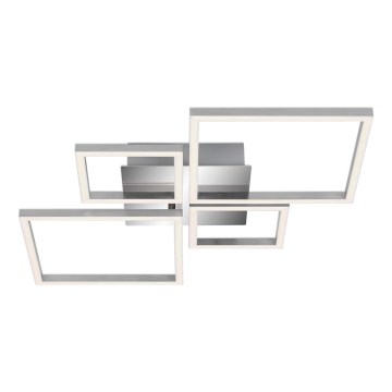 Lámpara de techo LED regulable 42W/230V 3000K cromo mate