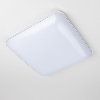 Luminaria de techo LED regulable LED/42W/230V 3000-6500K 49x49 cm blanco + control remoto