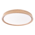 Lámpara de techo LED regulable ILVI LED/30W/230V 2700-6500K Ø 40 cm beige + mando a distancia