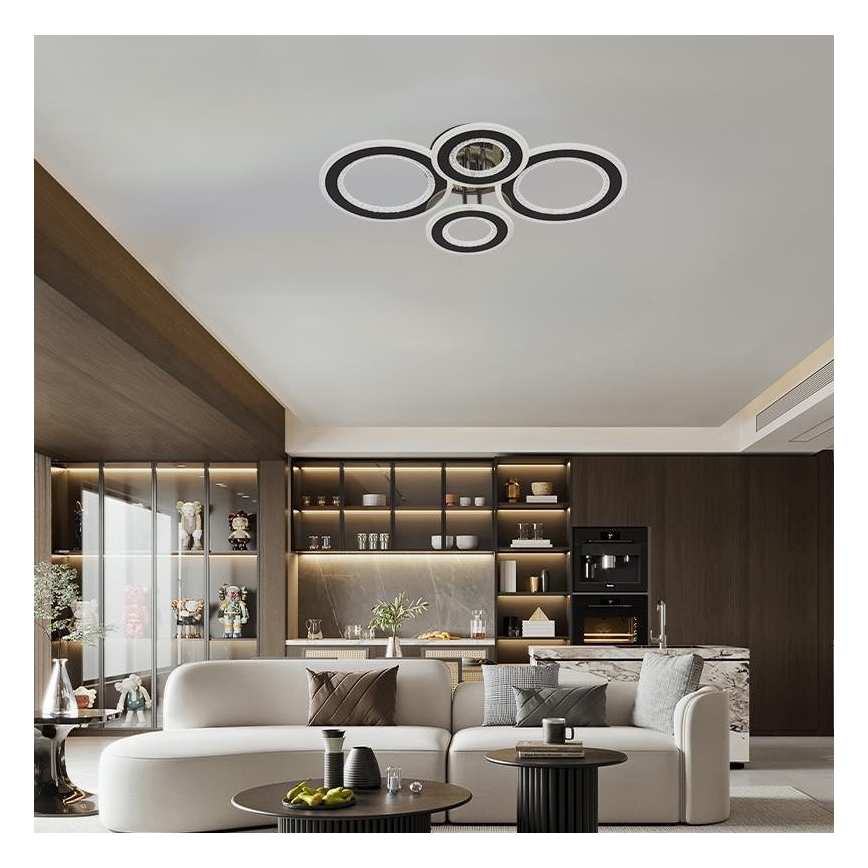 Lámpara de techo LED regulable LED/100W/230V 3000-6500K + control remoto