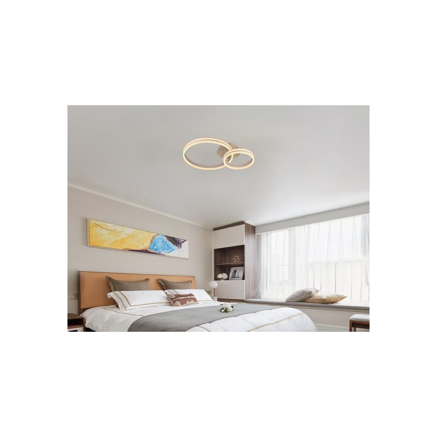 Lámpara de techo LED regulable LED/110W/230V 3000-6500K + control remoto