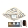 Lámpara de techo LED regulable LED/150W/230V 3000-6500K + mando a distancia