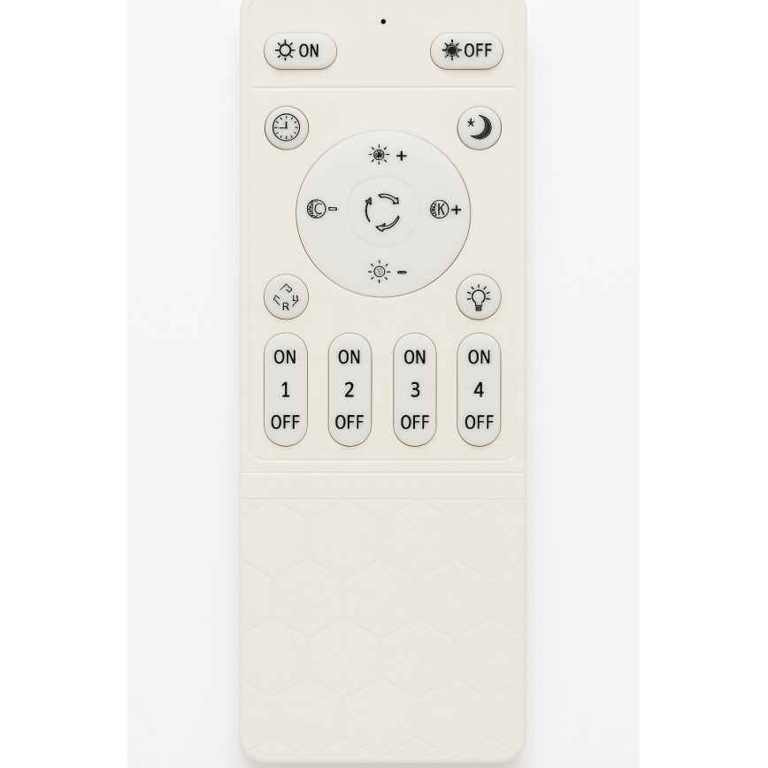Plafón LED regulable 45W/230V 3000-6500K blanco + mando a distancia
