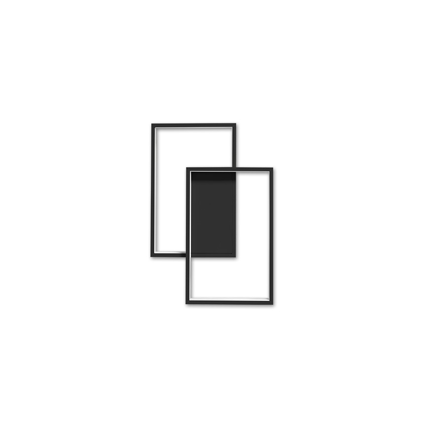 Luminaria de techo LED regulable LED/45W/230V 3000-6500K negra + mando a distancia