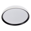 Lámpara de techo LED regulable LIXAN LED/47W/230V 3000-6500K Ø 38,6 cm blanco/negro + mando a distancia