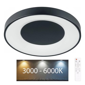 Lámpara de techo LED regulable para baño WITOLD LED/48W/230V Ø 38,5 cm 3000-6000K IP44 + mando a distancia