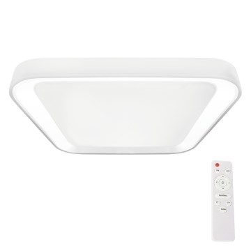 Lámpara de techo LED regulable QUADRO LED/38W/230V 3000-6000K blanca + mando a distancia