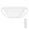 Lámpara de techo LED regulable QUADRO LED/66W/230V 3000-6000K blanca + mando a distancia