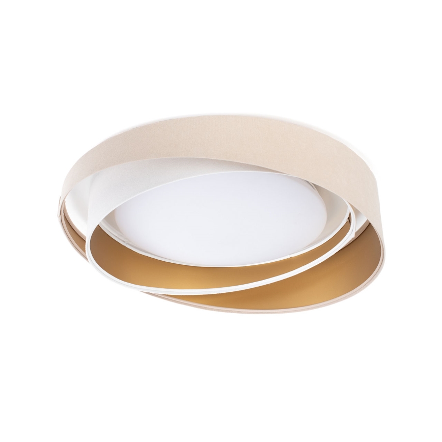 Lámpara de techo LED regulable SMART GALAXY MODERN/24W/230V 3000-6500K Ø 55 cm beige/blanco/dorado + mando a distancia