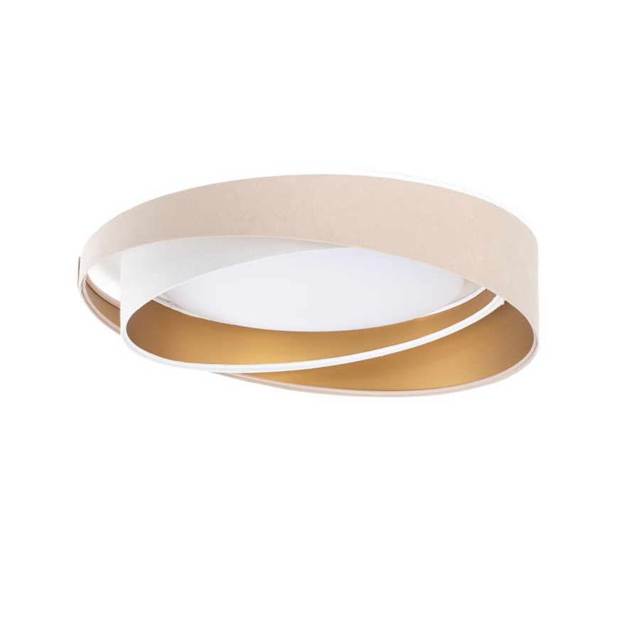 Lámpara de techo LED regulable SMART GALAXY MODERN/24W/230V 3000-6500K Ø 55 cm beige/blanco/dorado + mando a distancia