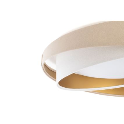 Lámpara de techo LED regulable SMART GALAXY MODERN/24W/230V 3000-6500K Ø 55 cm beige/blanco/dorado + mando a distancia