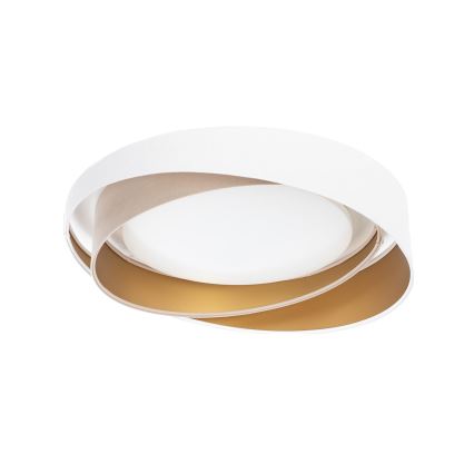 Luminaria de techo regulable SMART GALAXY MODERN LED/24W/230V 3000-6500K Ø 55 cm blanca/beige/dorada + mando a distancia