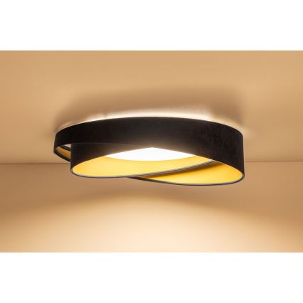 Lámpara de techo LED regulable SMART GALAXY MODERN LED/24W/230V 3000-6500K Ø 55 cm azul/dorado + mando a distancia