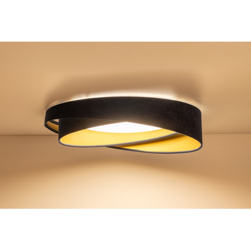 Lámpara de techo LED regulable SMART GALAXY MODERN LED/24W/230V 3000-6500K Ø 55 cm azul/dorado + mando a distancia
