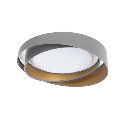 Lámpara de techo LED regulable SMART GALAXY MODERN LED/24W/230V 3000-6500K Ø 55 cm gris/dorado + mando a distancia