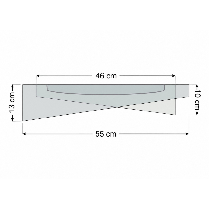 Lámpara de techo LED regulable SMART GALAXY MODERN LED/24W/230V 3000-6500K Ø 55 cm azul + mando a distancia